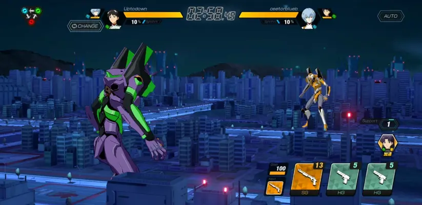 Evangelion Battlefields android App screenshot 1